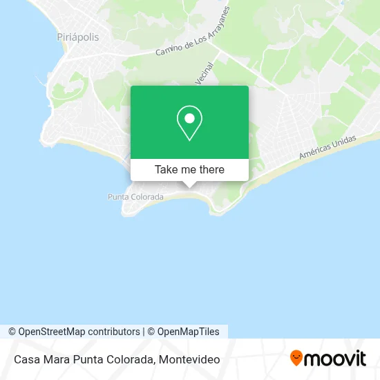 Casa Mara Punta Colorada map