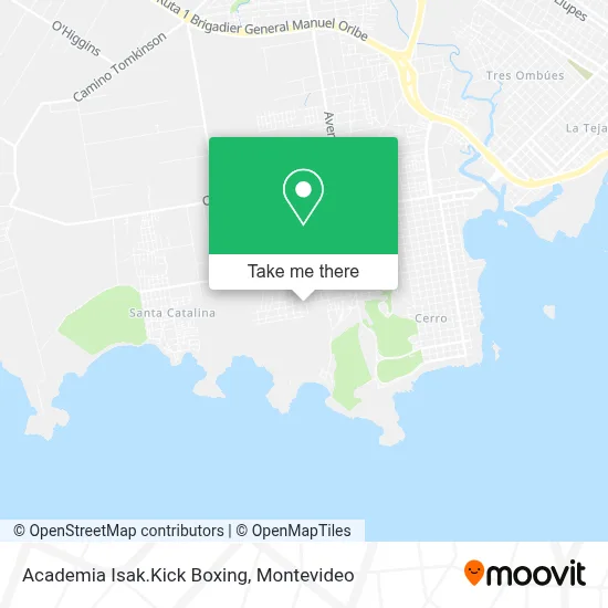 Academia Isak.Kick Boxing map