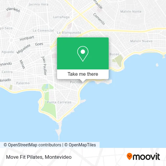 Move Fit Pilates map