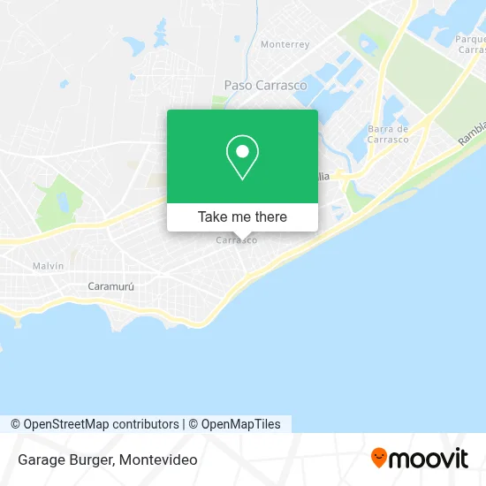 Garage Burger map