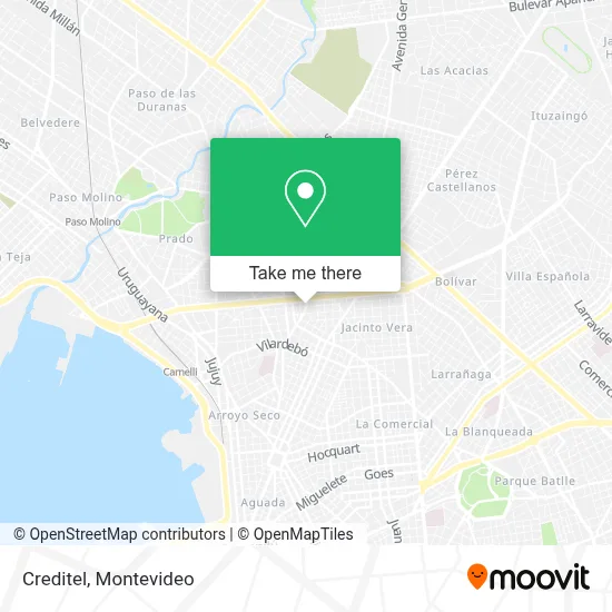 Creditel map