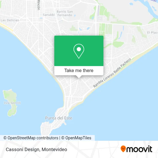 Cassoni Design map