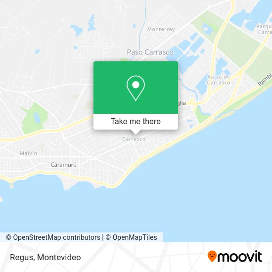 Regus map