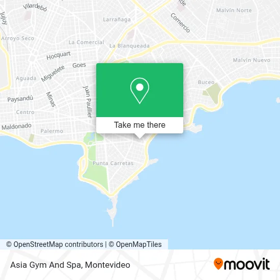 Asia Gym And Spa map