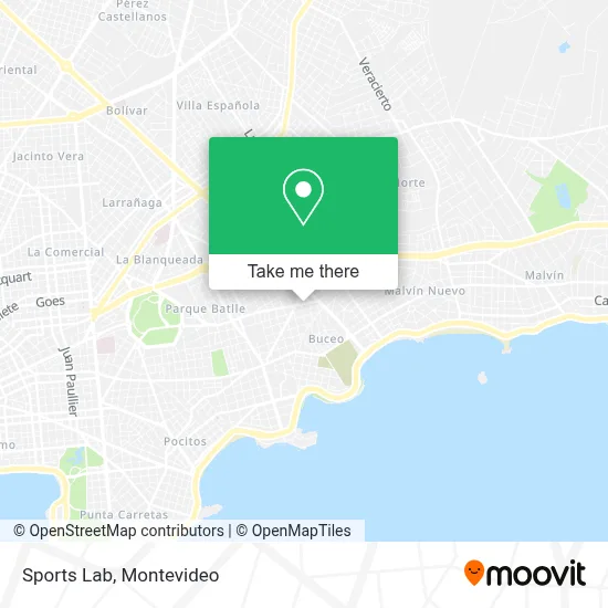 Sports Lab map