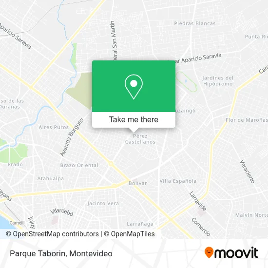 Parque Taborin map
