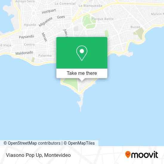 Viasono Pop Up map