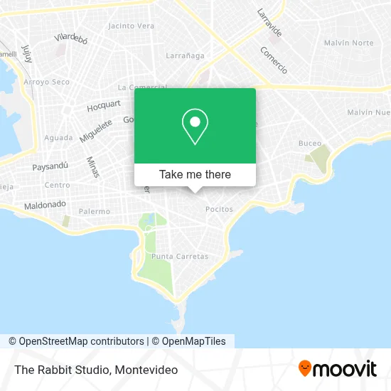 The Rabbit Studio map