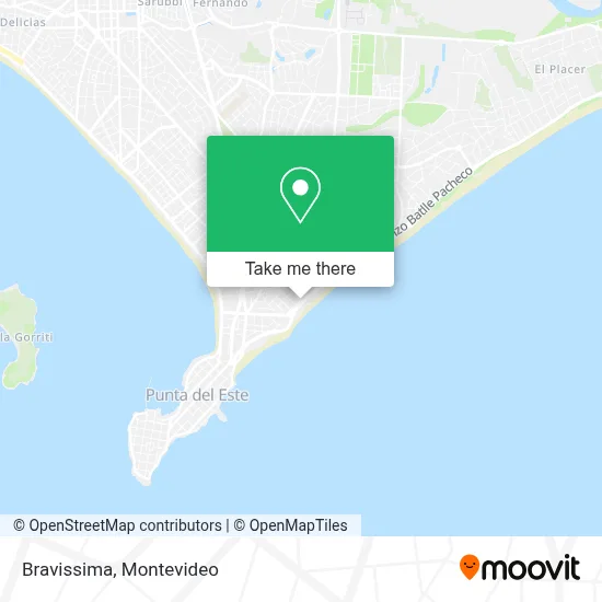 Bravissima map