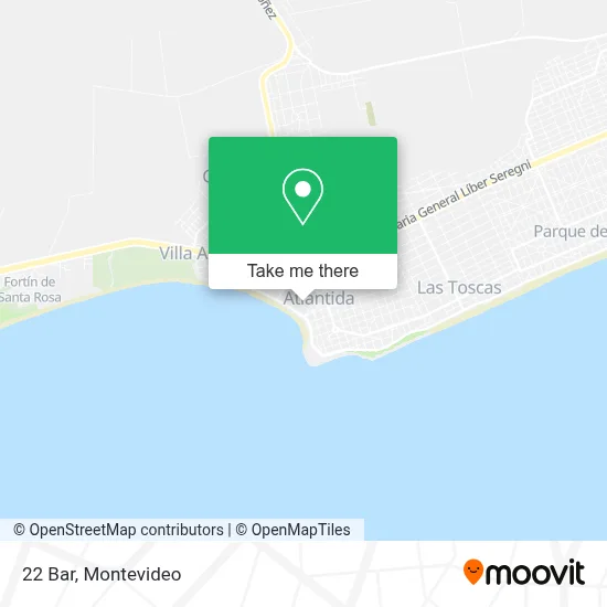 22 Bar map