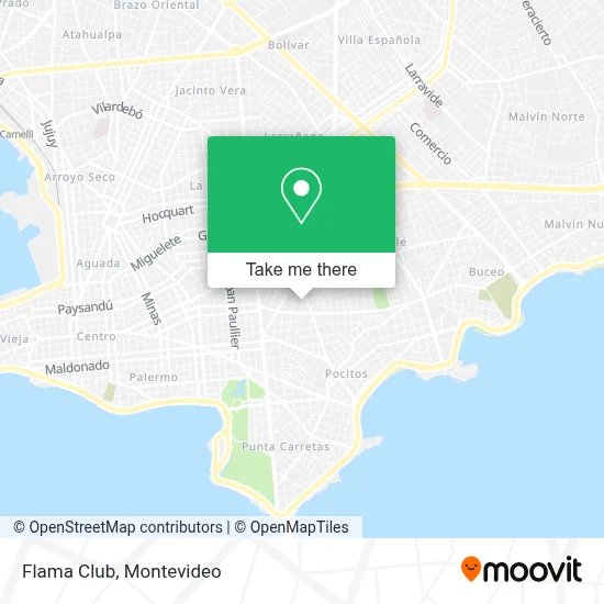 Flama Club map