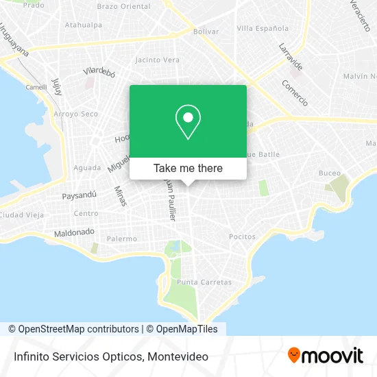 Infinito Servicios Opticos map