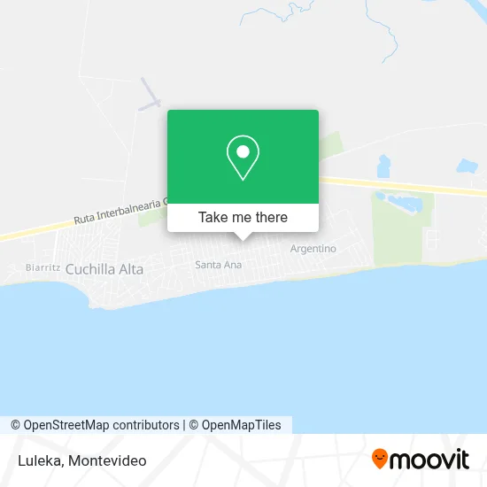 Luleka map