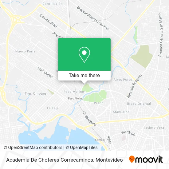 Academia De Choferes Correcaminos map