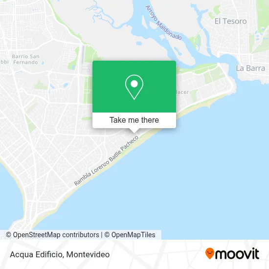 Acqua Edificio map