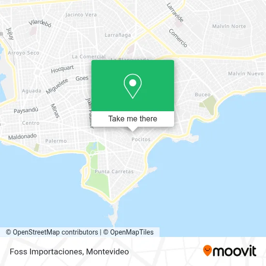 Foss Importaciones map