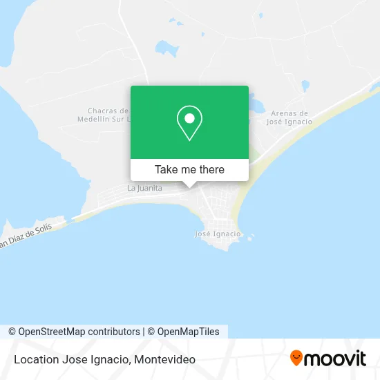 Location Jose Ignacio map