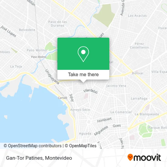 Gan-Tor Patines map
