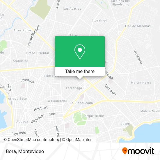 Bora map