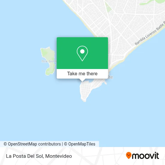 La Posta Del Sol map