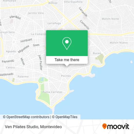 Ven Pilates Studio map