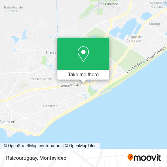 Ralcouruguay map