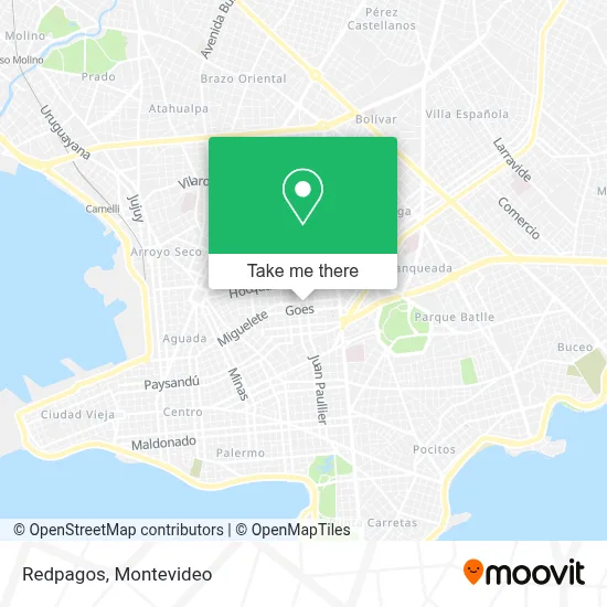 Redpagos map