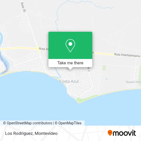 Los Rodriguez map