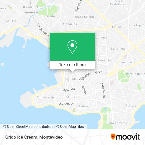 Grido Ice Cream map