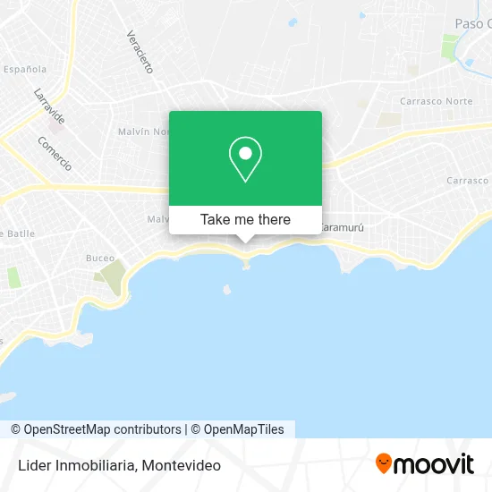 Lider Inmobiliaria map