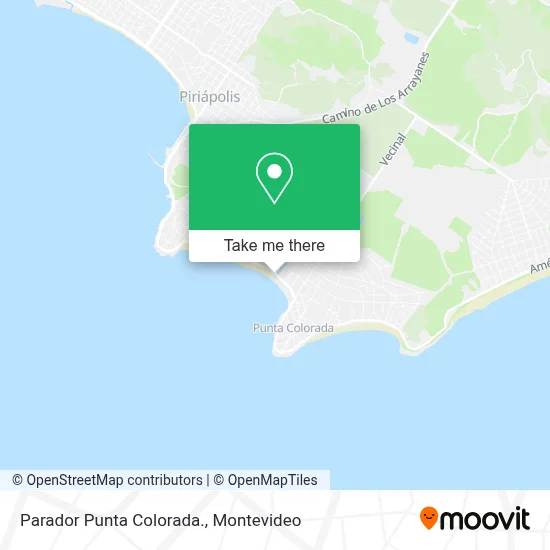 Parador Punta Colorada. map