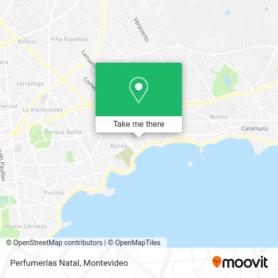 Perfumerías Natal map