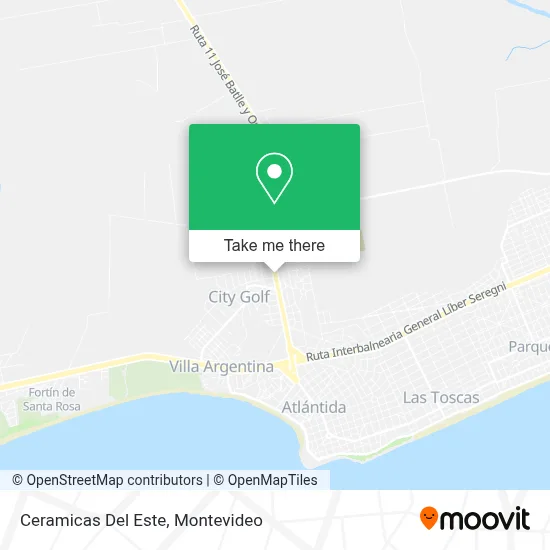 Ceramicas Del Este map