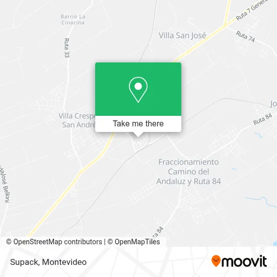 Supack map