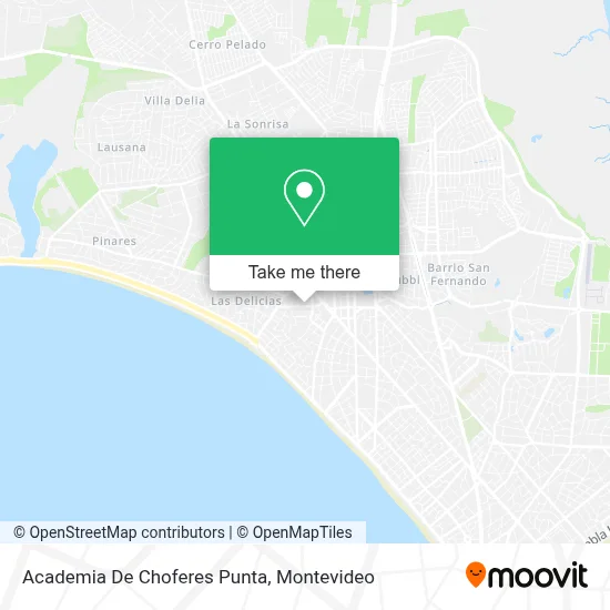 Academia De Choferes Punta map