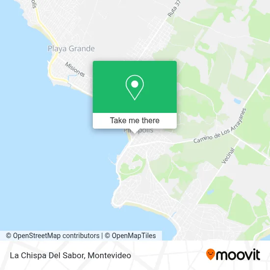 La Chispa Del Sabor map