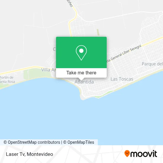 Laser Tv map