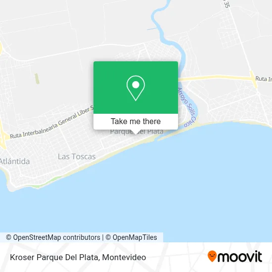 Kroser Parque Del Plata map