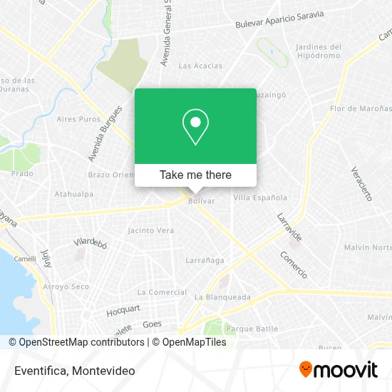 Eventifica map