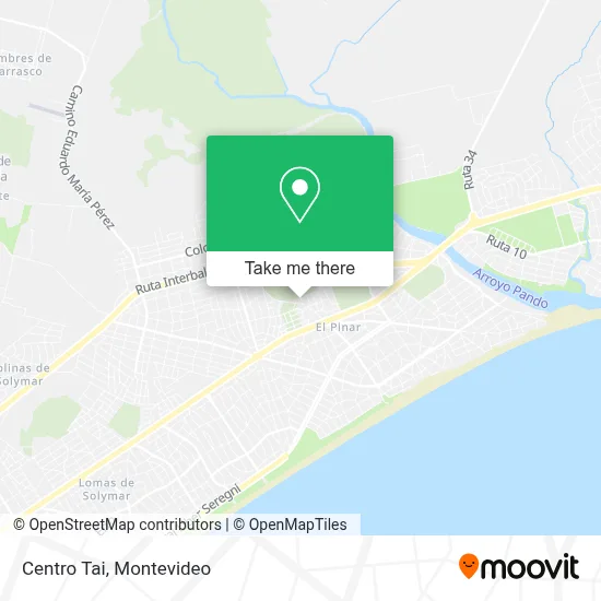 Centro Tai map