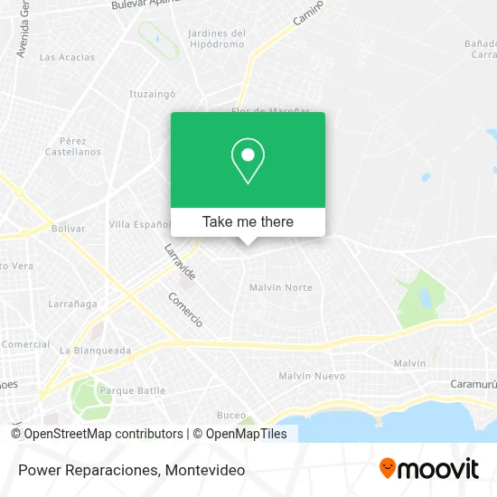 Power Reparaciones map