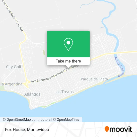 Fox House map
