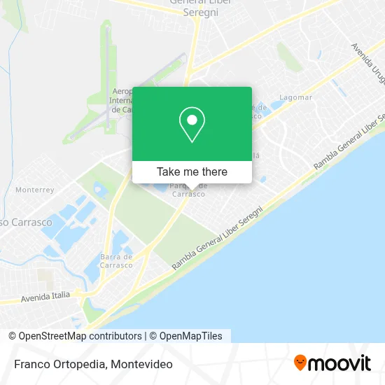 Franco Ortopedia map