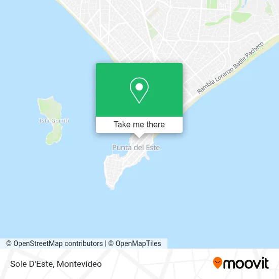 Sole D'Este map