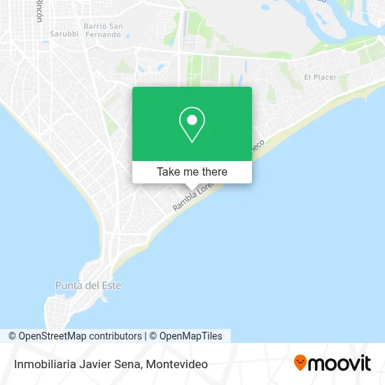 Inmobiliaria Javier Sena map