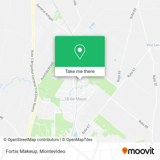 Fortis Makeup map