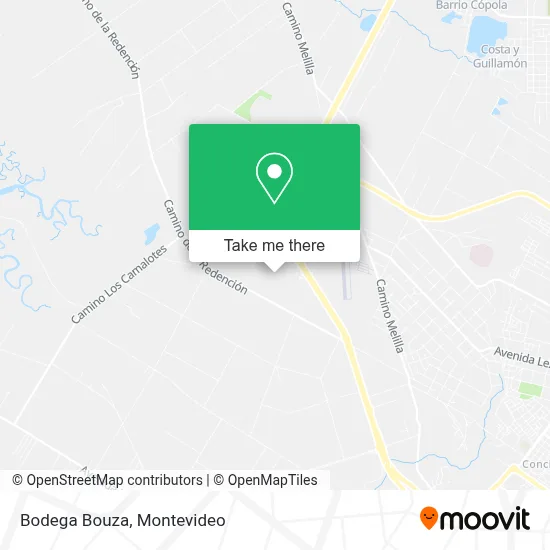 Bodega Bouza map