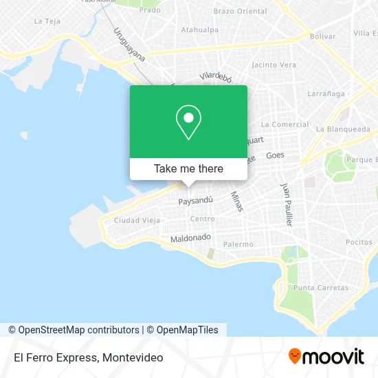 El Ferro Express map