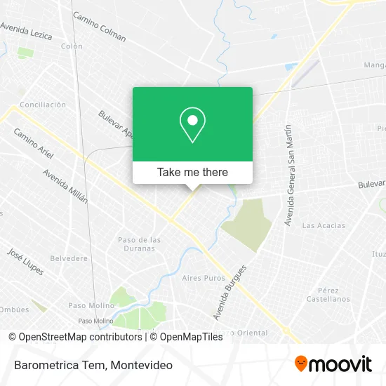 Barometrica Tem map