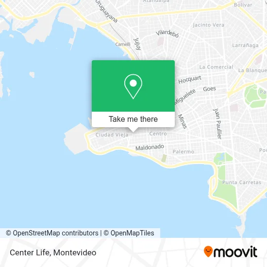 Center Life map